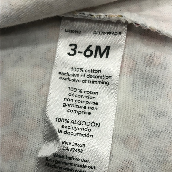 Carter’s Child of Mine Baby Girl Floral Sleeper – Size 3–6 Months - Picture 6 of 8